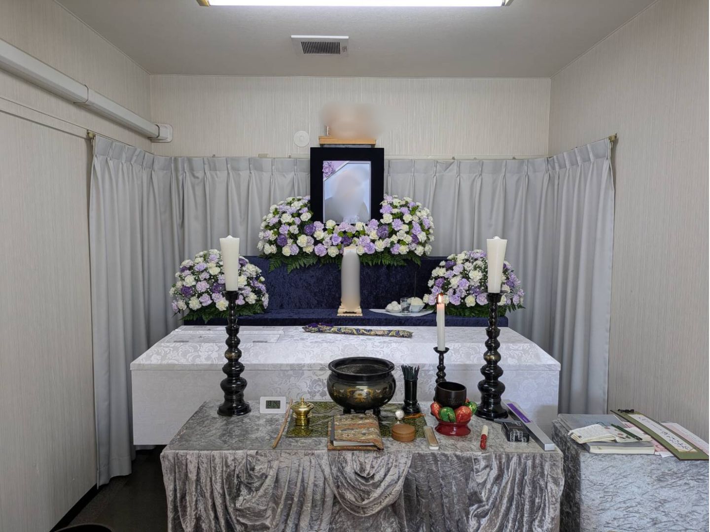 所沢市のひかりセレモニーの祭壇写真